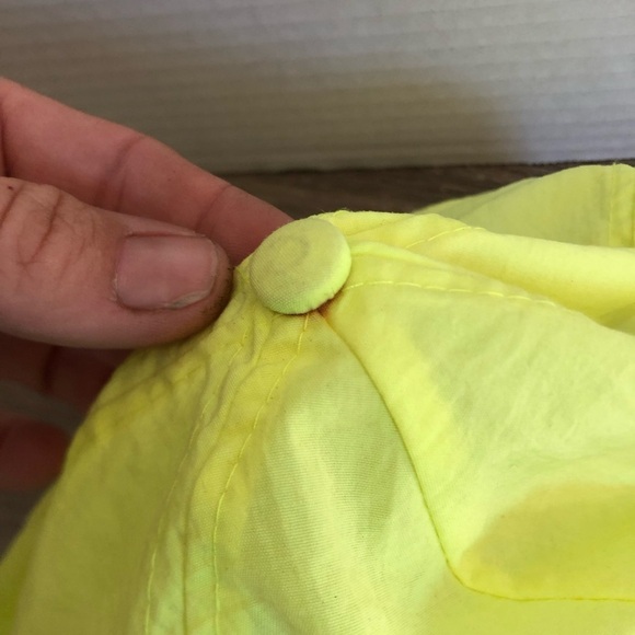 Vtg Neon Yellow 50's Nifty Snap Back Cap - Picture 7 of 9